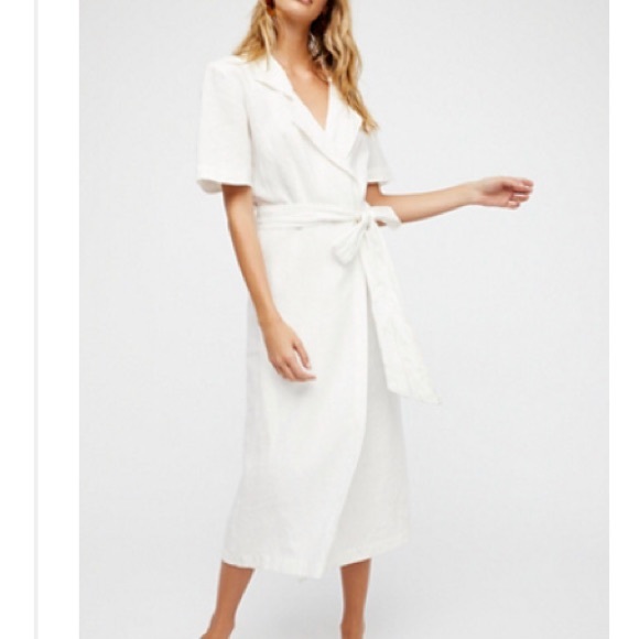 Free People Dresses & Skirts - Free people Klara midi wrap dress